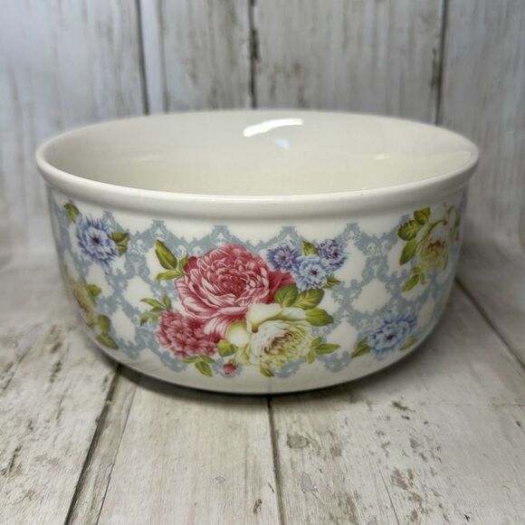 Grace Pantry Floral Porcelain 6" Microwavable Soup Bowl - Picture 2 of 6